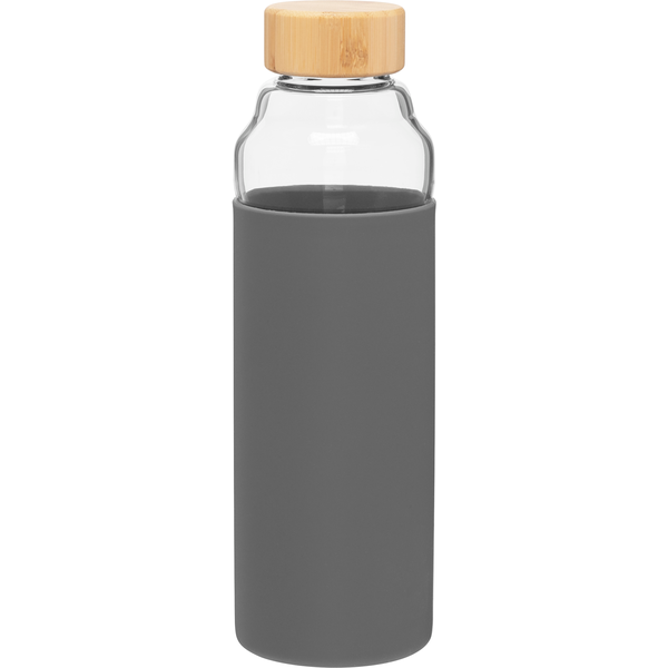 h2go Bali Glass Bottle with Silicone Sleeve, 18 oz.