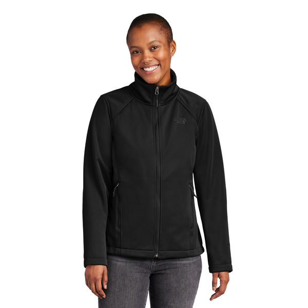 The North Face® Chest Logo Recycled Polyester Ridgewall Soft Shell Ladies' Jacket