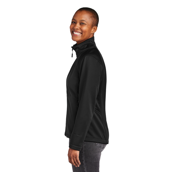 The North Face® Chest Logo Recycled Polyester Ridgewall Soft Shell Ladies' Jacket