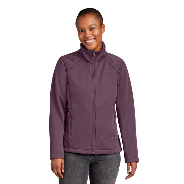 The North Face® Chest Logo Recycled Polyester Ridgewall Soft Shell Ladies' Jacket
