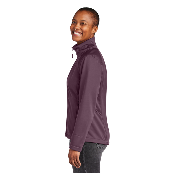 The North Face® Chest Logo Recycled Polyester Ridgewall Soft Shell Ladies' Jacket