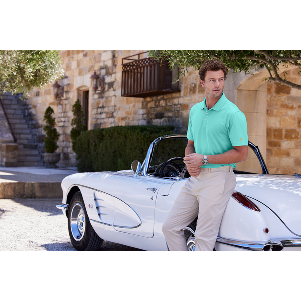 Brooks Brothers® Poly/Spandex Mesh Pique Performance Men's Polo