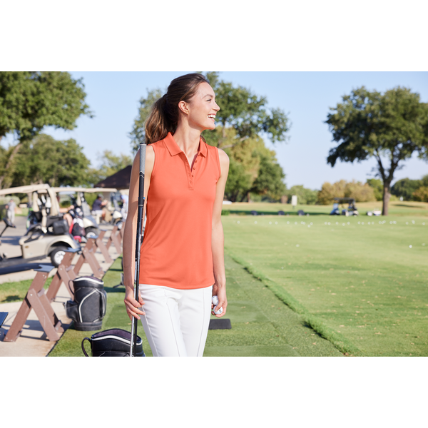 Port Authority® Dry Zone® UV Micro-Mesh Sleeveless Ladies' Polo