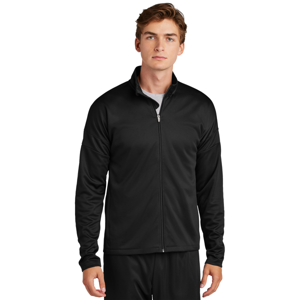 Sport-Tek® Travel Recycled Polyester Double Knit Full-Zip Men's Jacket