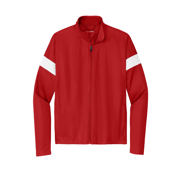 Sport-Tek® Travel Recycled Polyester Double Knit Full-Zip Men's Jacket