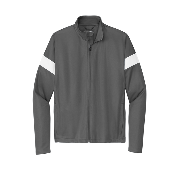 Sport-Tek® Travel Recycled Polyester Double Knit Full-Zip Men's Jacket