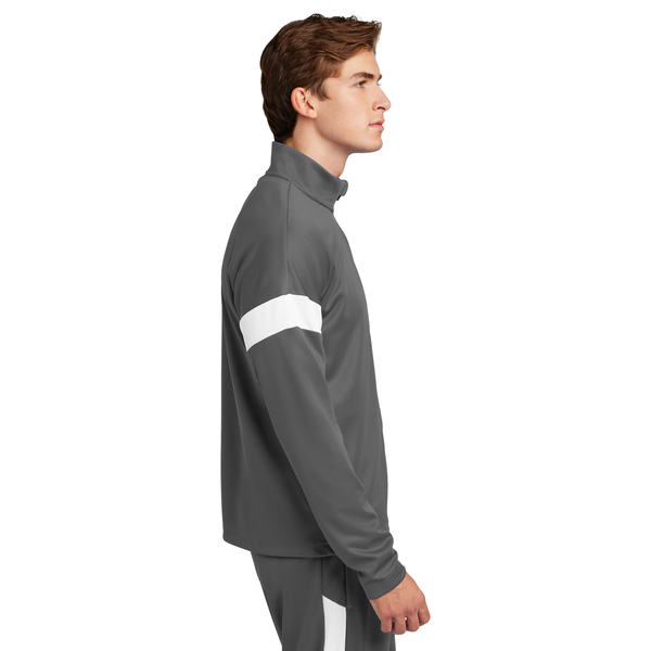 Sport-Tek® Travel Recycled Polyester Double Knit Full-Zip Men's Jacket