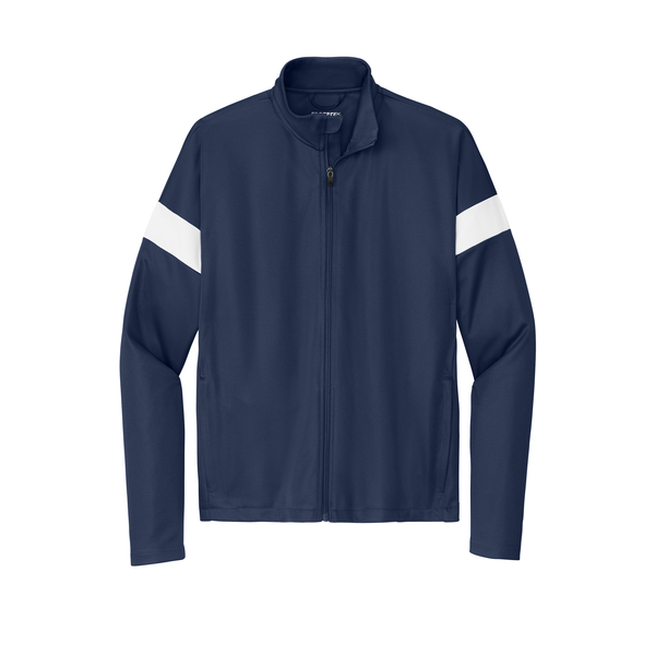 Sport-Tek® Travel Recycled Polyester Double Knit Full-Zip Men's Jacket