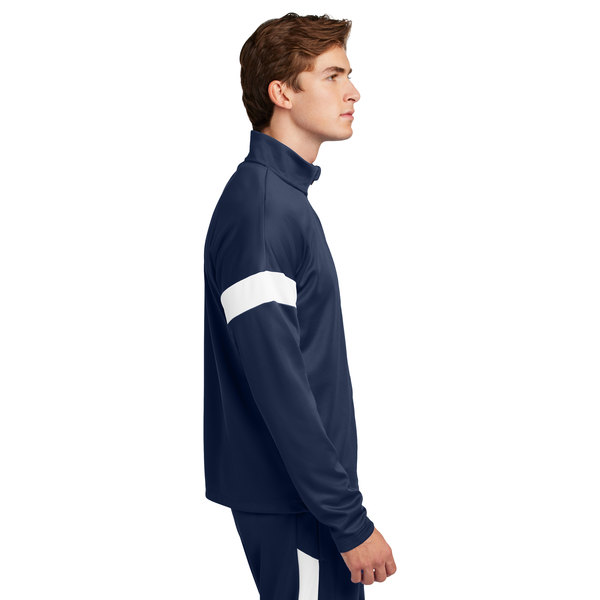 Sport-Tek® Travel Recycled Polyester Double Knit Full-Zip Men's Jacket