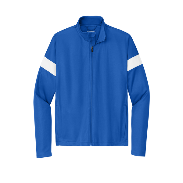 Sport-Tek® Travel Recycled Polyester Double Knit Full-Zip Men's Jacket