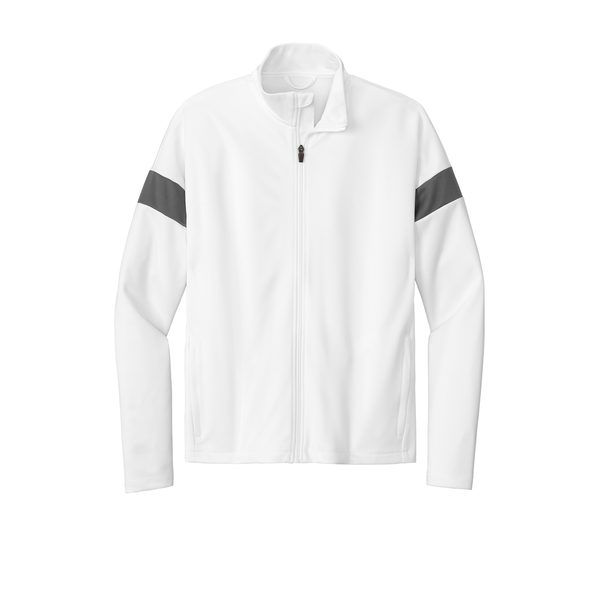 Sport-Tek® Travel Recycled Polyester Double Knit Full-Zip Men's Jacket