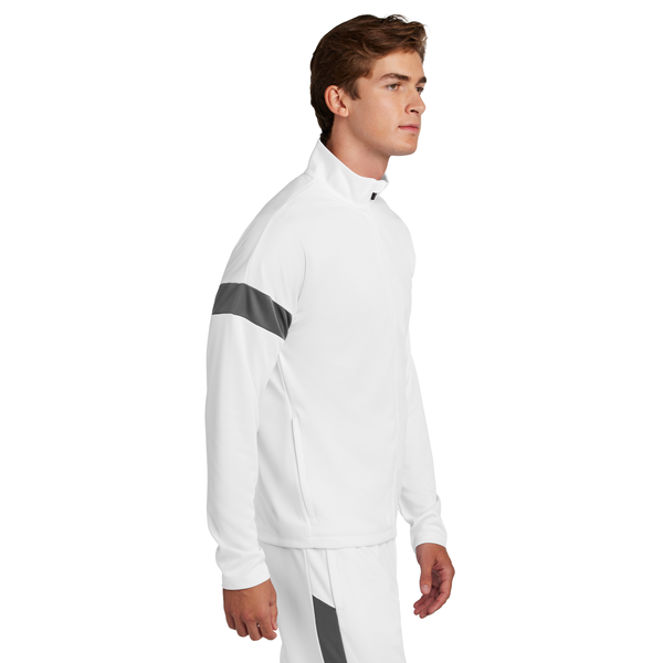 Sport-Tek® Travel Recycled Polyester Double Knit Full-Zip Men's Jacket