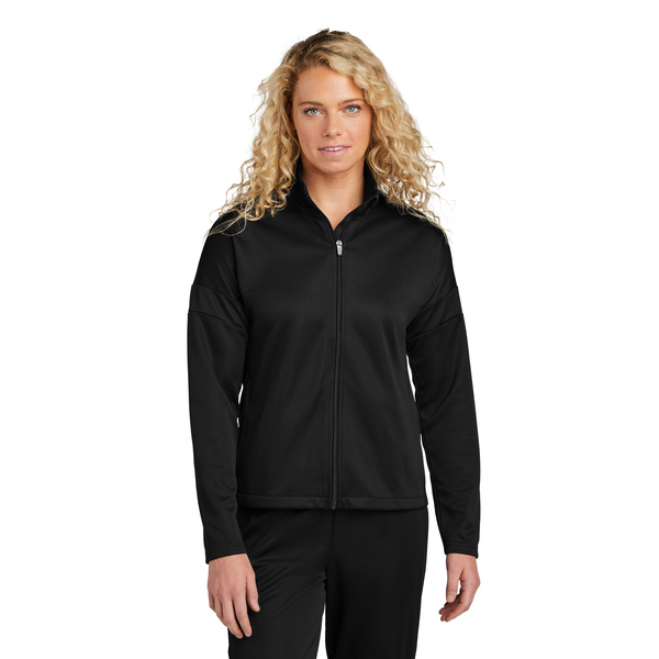 Sport-Tek® Travel Recycled Polyester Double Knit Full-Zip Ladies' Jacket