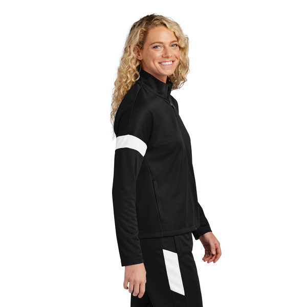 Sport-Tek® Travel Recycled Polyester Double Knit Full-Zip Ladies' Jacket