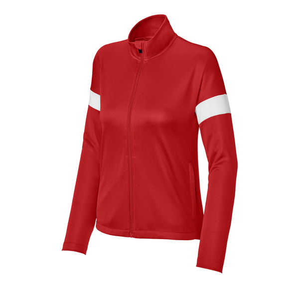 Sport-Tek® Travel Recycled Polyester Double Knit Full-Zip Ladies' Jacket