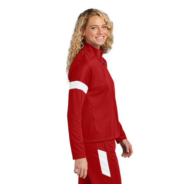 Sport-Tek® Travel Recycled Polyester Double Knit Full-Zip Ladies' Jacket