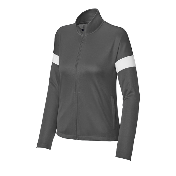 Sport-Tek® Travel Recycled Polyester Double Knit Full-Zip Ladies' Jacket