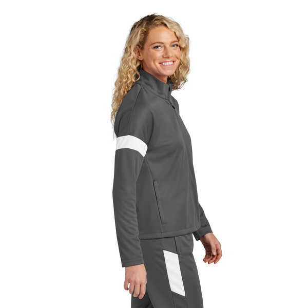 Sport-Tek® Travel Recycled Polyester Double Knit Full-Zip Ladies' Jacket