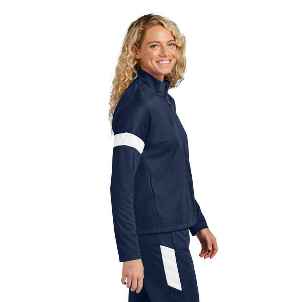 Sport-Tek® Travel Recycled Polyester Double Knit Full-Zip Ladies' Jacket