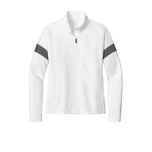 Sport-Tek® Travel Recycled Polyester Double Knit Full-Zip Ladies' Jacket