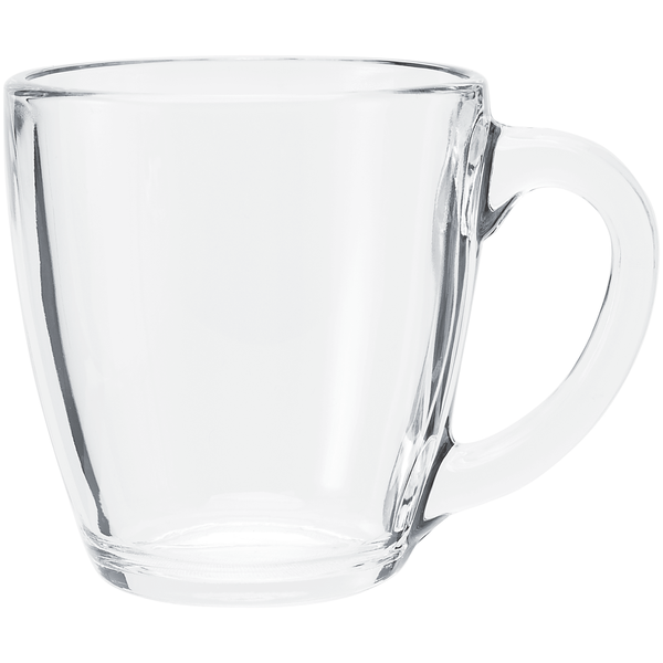 Tapered Glass Coffee Mug, 16oz.