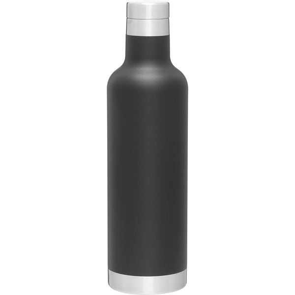 h2go Noir Powder Coated Stainless Steel Bottle, 25 oz.