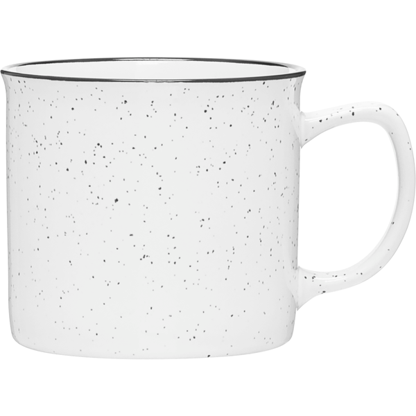 Cambria Stoneware Speckled Camper Mug, 12oz.
