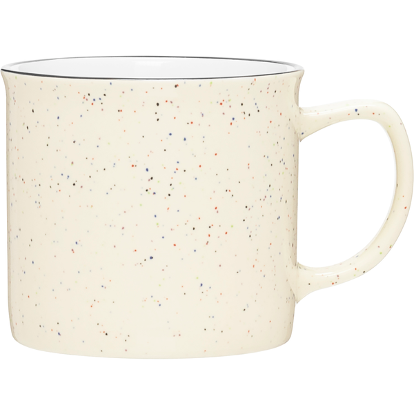 Cambria Stoneware Speckled Camper Mug, 12oz.