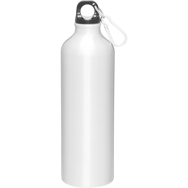 Aluminum Sport Bottle w/ Carabiner, 24oz.