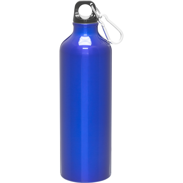 Aluminum Sport Bottle w/ Carabiner, 24oz.