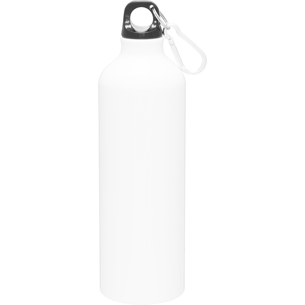 Aluminum Sport Bottle w/ Carabiner, 24oz.