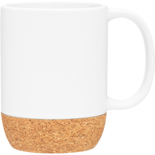 Beck Stoneware Mug w/ Cork, 13oz.