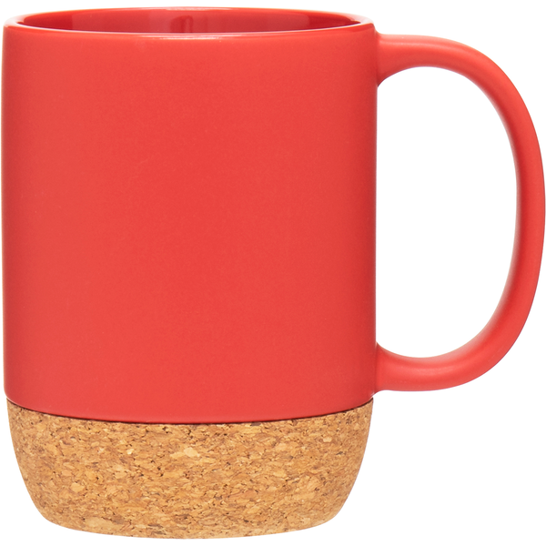 Beck Stoneware Mug w/ Cork, 13oz.