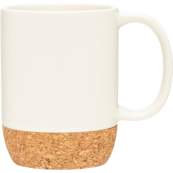 Beck Stoneware Mug w/ Cork, 13oz.