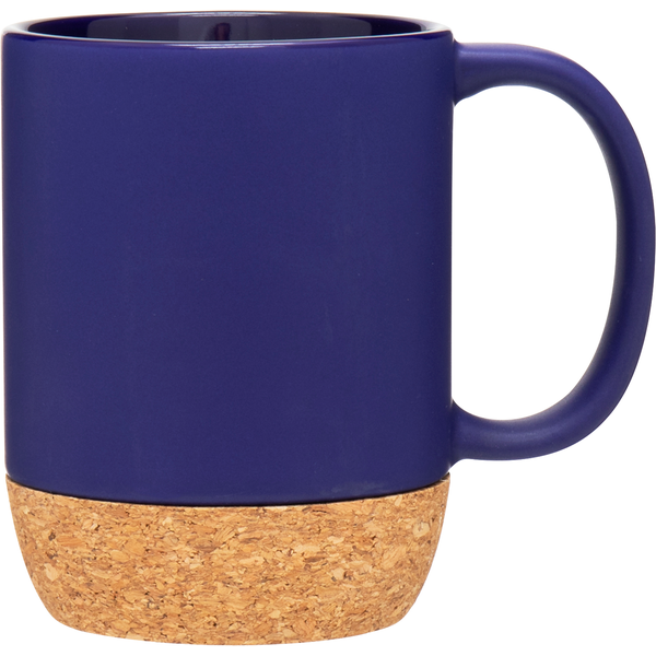 Beck Stoneware Mug w/ Cork, 13oz.