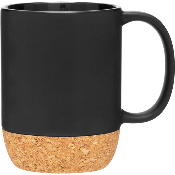 Beck Stoneware Mug w/ Cork, 13oz.