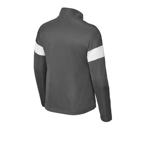 Sport-Tek® Travel Recycled Polyester Double Knit Full-Zip Youth Jacket