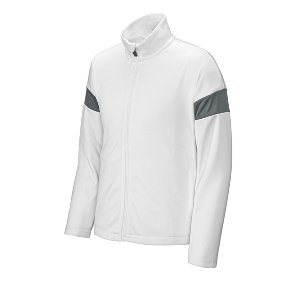 Sport-Tek® Travel Recycled Polyester Double Knit Full-Zip Youth Jacket