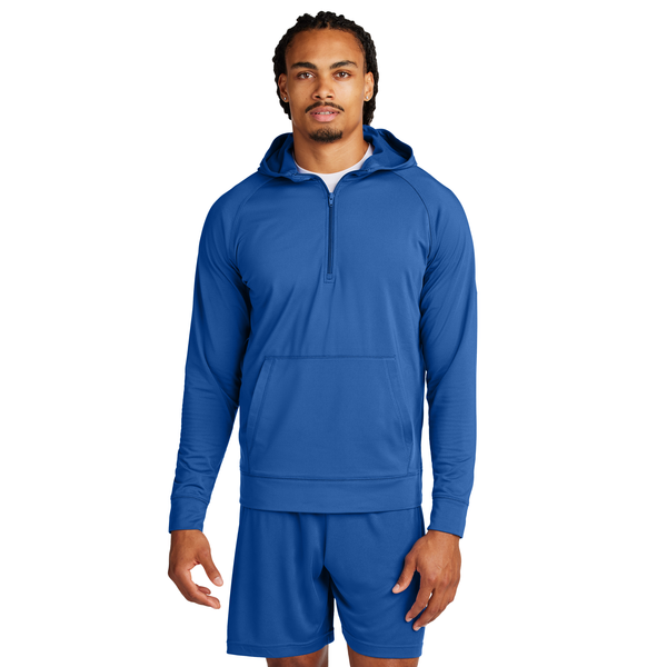 Sport-Tek® Sport-Wick® Stretch Poly/Spandex 1/2-Zip Men's Hoodie