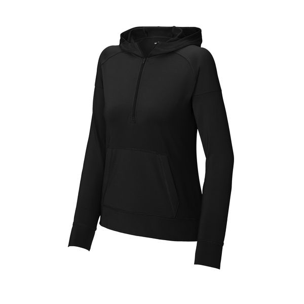 Sport-Tek® Sport-Wick® Stretch Poly/Spandex 1/2-Zip Ladies' Hoodie