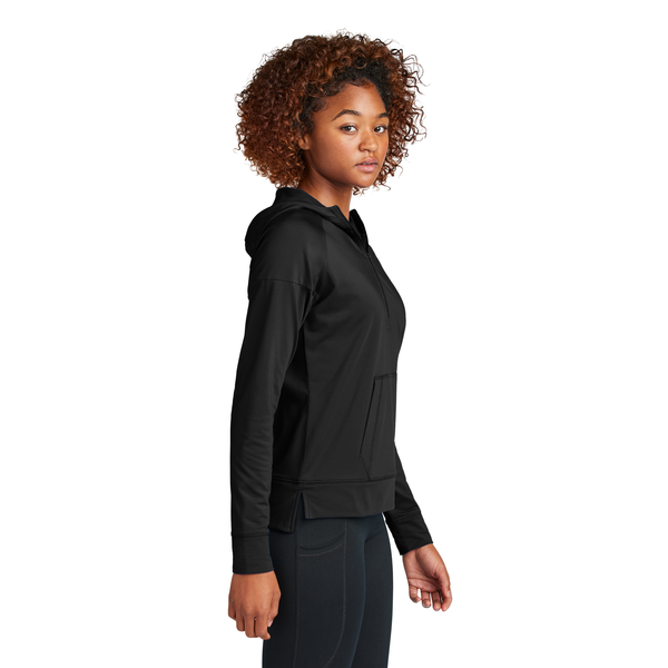 Sport-Tek® Sport-Wick® Stretch Poly/Spandex 1/2-Zip Ladies' Hoodie