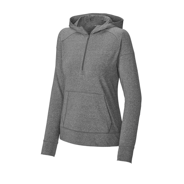 Sport-Tek® Sport-Wick® Stretch Poly/Spandex 1/2-Zip Ladies' Hoodie