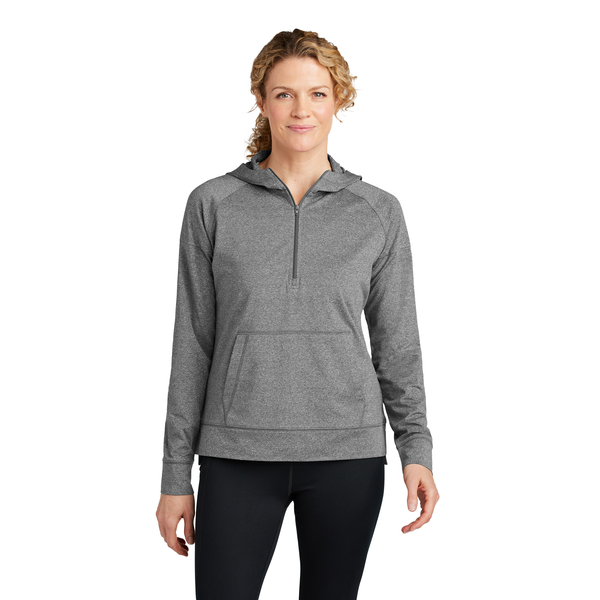 Sport-Tek® Sport-Wick® Stretch Poly/Spandex 1/2-Zip Ladies' Hoodie