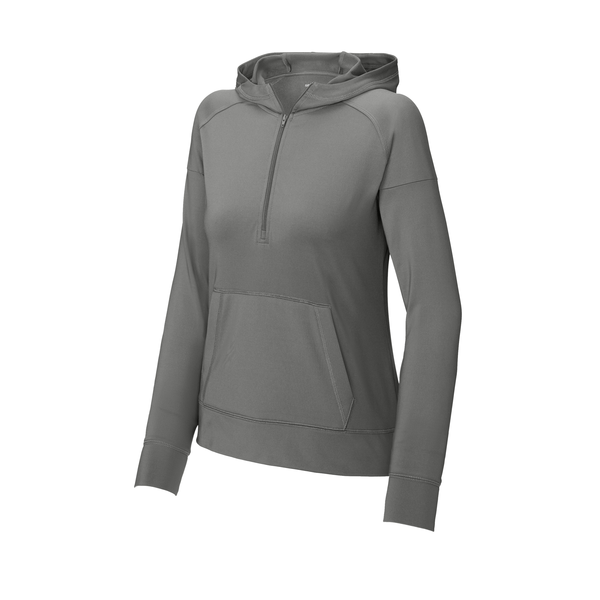 Sport-Tek® Sport-Wick® Stretch Poly/Spandex 1/2-Zip Ladies' Hoodie