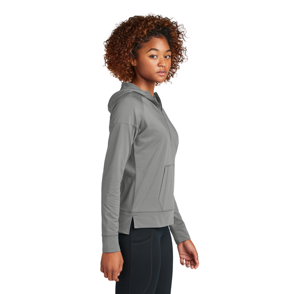 Sport-Tek® Sport-Wick® Stretch Poly/Spandex 1/2-Zip Ladies' Hoodie