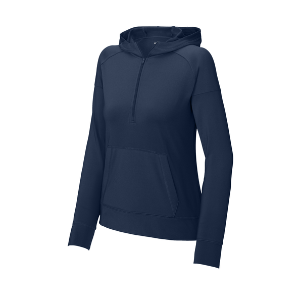 Sport-Tek® Sport-Wick® Stretch Poly/Spandex 1/2-Zip Ladies' Hoodie