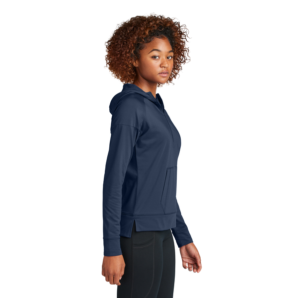 Sport-Tek® Sport-Wick® Stretch Poly/Spandex 1/2-Zip Ladies' Hoodie