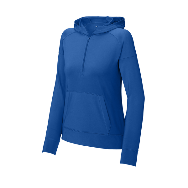 Sport-Tek® Sport-Wick® Stretch Poly/Spandex 1/2-Zip Ladies' Hoodie
