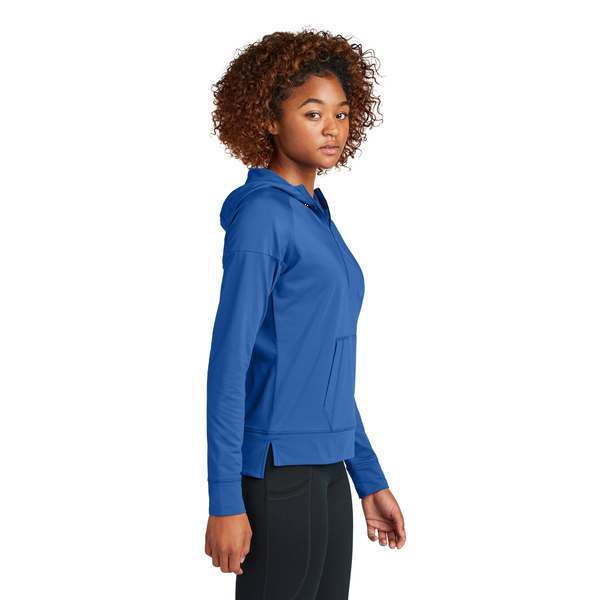 Sport-Tek® Sport-Wick® Stretch Poly/Spandex 1/2-Zip Ladies' Hoodie