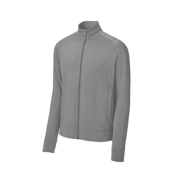 Sport-Tek® Sport-Wick® Stretch Full-Zip Poly/Spandex Cadet Men's Jacket